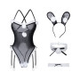 SNOMYRS Lingerie sexy en maille pour femme - Uniforme costumade - Combinaison une pièce - Lapin