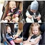 Voiture Protège Ceinture de Sécurité Coussin 3 Pièces Coussin Ceinture de Sécurité Amovible Poussette pour Bébé Protège Ceinture