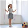 Zyluniy 2pcs corde à sauter enfant, 250cm corde à sauter arc-en-ciel pour enfants Corde à Sauter Réglable avec Poignées en Bois 
