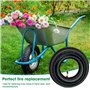 260 x 85mm pneu de brouette utilitaire Tubes Intérieurs Petites Roues avec Valve Pneumatique