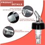 Zyluniy Bouchon Doseur Alcool 2cl, 6pcs Bec Verseur Réglable pour Bouteille de Whisky, Ricard & Cocktails, Doseur Liquide Précis