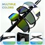 fuzhik Lot de 3 paires de lunettes de soleil de sport polarisées UV 400 pour homme et femme pour le cyclisme, le ski, le golf, l