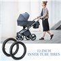 GIDWRIY 2 Pièces Chambres à Air Renforcée 12 1/2 X2 1/4,Chambre A Air Trotinette Electrique avec 2 Leviers De Montage,Chambre A 