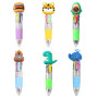 arrderly Lot de 6 mini stylos multicolores 4 couleurs pour enfants