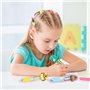 arrderly Lot de 6 mini stylos multicolores 4 couleurs pour enfants, mini stylos rétractables amusants pour enfants, sacs de fête