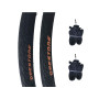 2 pneus + 2 chambres à air 700 x 25 C (25-622) Deestone ON OFF ROAD