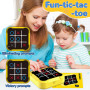 Tccydm Tic Tac Toe Bolt Game Console, Morpion Electronique, Tic Tac Toe électronique, Console Portable, Jeu de Voyage Console Po