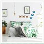 2 Pièces Papillon en Métal,Art Mural 3D Papillon Suspendu Decoration,Papillon Sculptures Décor pour Jardin Balcon Chambre Salon 