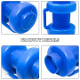 Embouts de Trampoline Lot de 8 Protection pour Barres de Filet de Trampoline Ø 25 mm, Bleu