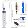 Seringue de Mastic de vélo Tubeless et Outil de Retrait de Valve Presta avec Presta Valve Cores Obus Valve Presta Compatible ave