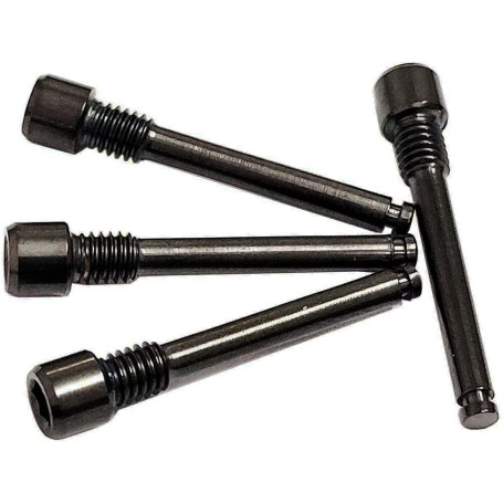 Young Wolf 4X M4 X 26mm Titane boulons Plaquettes de Frein à Disque pour vélos Inserts filetés Plaquettes de Frein à Disque pour