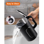 Bouilloire Electrique, 1,7L Contrôle de Temperature Reglable 40-100°C, Bouilloire Inox 2000w Ebullition Rapide Écran Numérique,
