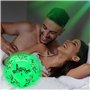 KaMieeg Multifonctionnel Confortable Et Lisse 5pcs Vert Glow-in-The-Dark Jeu Sport Dé avec Motif De Gravure Claire-K3.