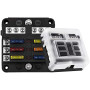 GIDREN 6 Voies Boîte Fusibles 12V