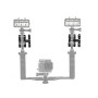 2 Pcs 1 "Support de Serrage à Bille en Aluminium pour système de Plateau de Bras de lumière de plongée sous-Marine, caméra de pl
