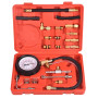 Kit Jauge Testeur Pression Pompe D'injection Carburant Moteur avec Adaptateur