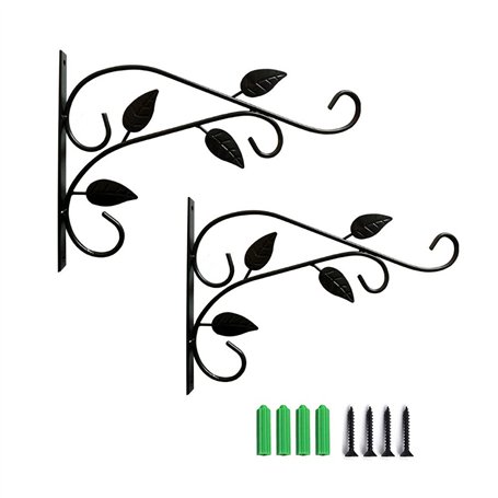 Lot de 2 crochets muraux pour plantes