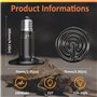 Bonlux Lot de 2 ampoules chauffantes pour terrarium et reptiles, émetteurs de chaleur en céramique, sans lumière, E27 en céramiq