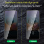 2pcs Verre Trempé Anti Espion pour Xiaomi Redmi Note 10 Pro, Privacy Film de Protection en Verre Trempé, Écran Anti-rayures, Ant