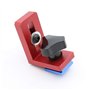 MOMO FING T-supports coulissants en T pour outils de menuiserie en aluminium Rouge