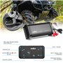 Amplificateur Bluetooth marin 4 canaux Classe D Amp stéréo sur les bateaux UTV ATV Golf Chariots et voitures