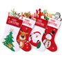 SHAVINGFUN Lot de 4 Chaussettes de Noël