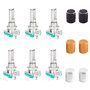 Youmile 6 pièces EC11 interrupteur de Code encodeur rotatif 5 broches 20mm interrupteur à bouton poussoir de potentiomètre numér
