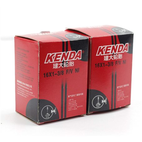 Kenda 2 pièces Chambres à air Pneus intérieurs Tubes 16 ”349 1 3/8 pour Brompton Vélo Presta (F/V)