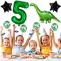 Kawailay 12 pièces dinosaure porte-clés dinosaure porte-clés en silicone dinosaure partie garçon fille anniversaire favori fourn