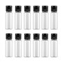 VASANA Lot de 12 bouteilles vides de voyage en plastique de 20 ml avec bouchon à pression