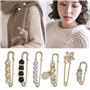 Pull Châle Clip Faux Perle Broches Taille Pantalon Extender Épingles De Sûreté pour Femmes Filles Vêtements R