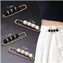 Mode Perle Broche, Pull Châle Clip Faux Perle Broches Taille Pantalon Extender Épingles De Sûreté pour Femmes Filles Vêtements R