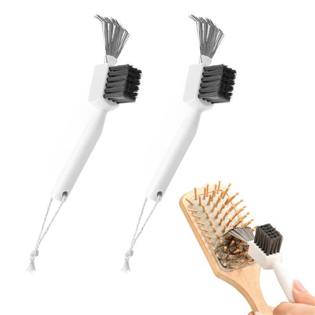 2 Pièces 2 In 1 Nettoyeurs De Brosse À Cheveux