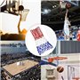 Lot de 2 Filets de Basket-Ball Professionnels en Nylon - Filet de Rechange Durable et résistant à Tous Les Temps - pour Panier d