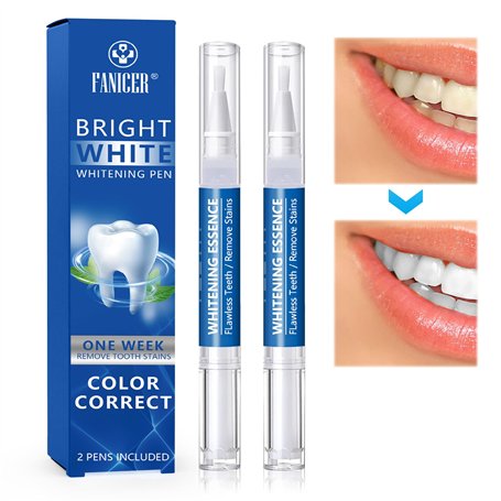 2 Pièces Stylo de blanchiment des dents