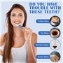 2 Pièces Stylo de blanchiment des dents, Stylo de blanchiment des dents blanc, Nettoyer la Saleté Dentaire élimine Les Taches & 