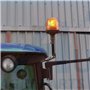 Lampe de balise d'avertissement stroboscopique 12 V 60 LED Lampe clignotante rotative de balise d'avertissement pour machines ag