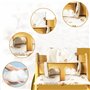WANDGU Coussin Chaise Haute Bebe: Coussin Compatible avec Stokke Tripp Trapp pour un Nettoyage Facile Détachable, Coussin de Cha