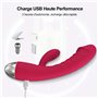 Víbrømạsséụrs Clìtøridîén 12 Modes USB Puissant, Fémme Sèxtôysé Sèxtôy Clìtøridîén