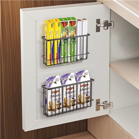 Pavlleen 2 pièces Armoires de Cuisine Porte Boîte de Rangement