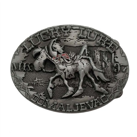 Xwest Buffalo Skull Belt Buckle Turquoise Pistol Western Buckles Boucle de ceinture