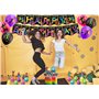 Trampoline Jump Party Décorations Trampoline Jump Party Fournitures Comprend Jump Anniversaire Banner Cake Toppers Ballons pour 