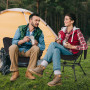 Diealles Shine Chaise de Camping Pliable, Ultra Légère Chaise de Plage avec Sac de Transport, Chaise de Pêche Pliante pour Rando