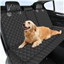 Sporgo Couverture pour chien de voiture pour banquette arrière : imperméable pour chien, housse de siège de voiture, antidérapan