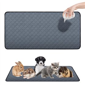 Sporgo PIPI Pads pour cochons d'Inde : 120 x 60 cm - Lavables - Absorbants - Tapis Pipi pour cochon d'Inde - Tapis antidérapant