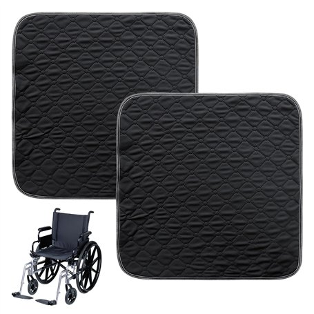 Lot de 2 coussins de chaise lavables pour incontinence : 50 x 50 cm