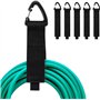 Lot de 6 Sangle de Rangement Organisateur avec Attache Cable Scratch et Crochets en forme de triangle pour ranger Câbles