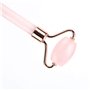 ANCLLO Rose Quartz Facial Roller Meilleur rouleau de visage et outil de soin de la peau pour le massage du visage Rouleau de vis