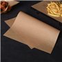 HRLORK Lot de 100 feuilles de papier sulfurisé jetable anti-adhésif pour friteuse à air comprimé