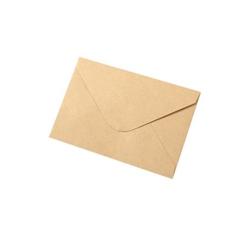 50 pièces Enveloppes en Papier Kraft Cartes de Voeux Enveloppe Enveloppe Vintage Pour mariage